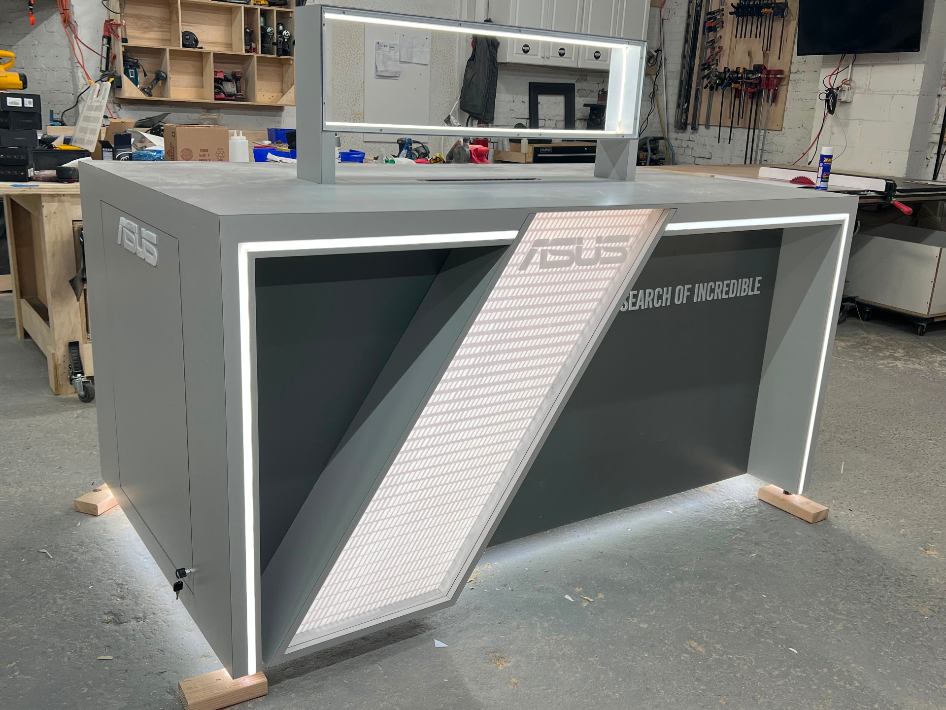Finished booth